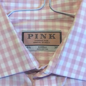 Thomas pink dress shirt